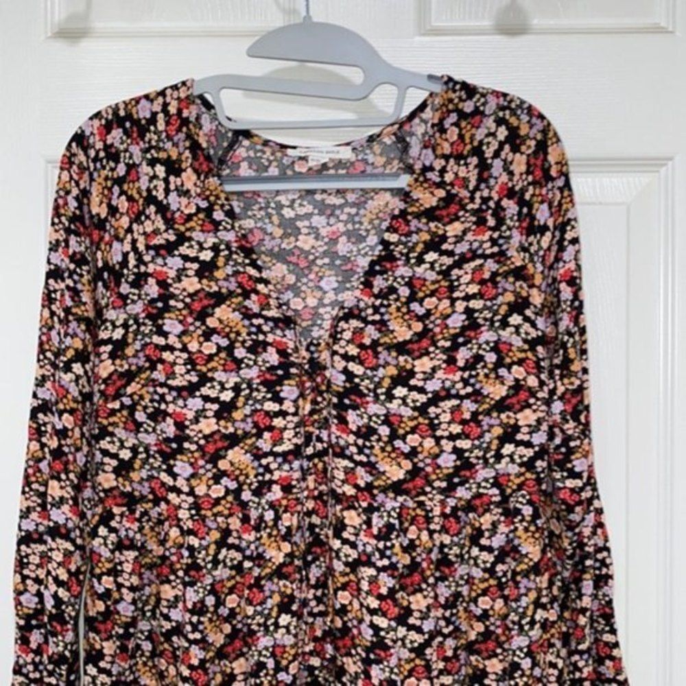 American Eagle Long Sleeve Babydoll Dress Sz XS - Picture 8 of 9